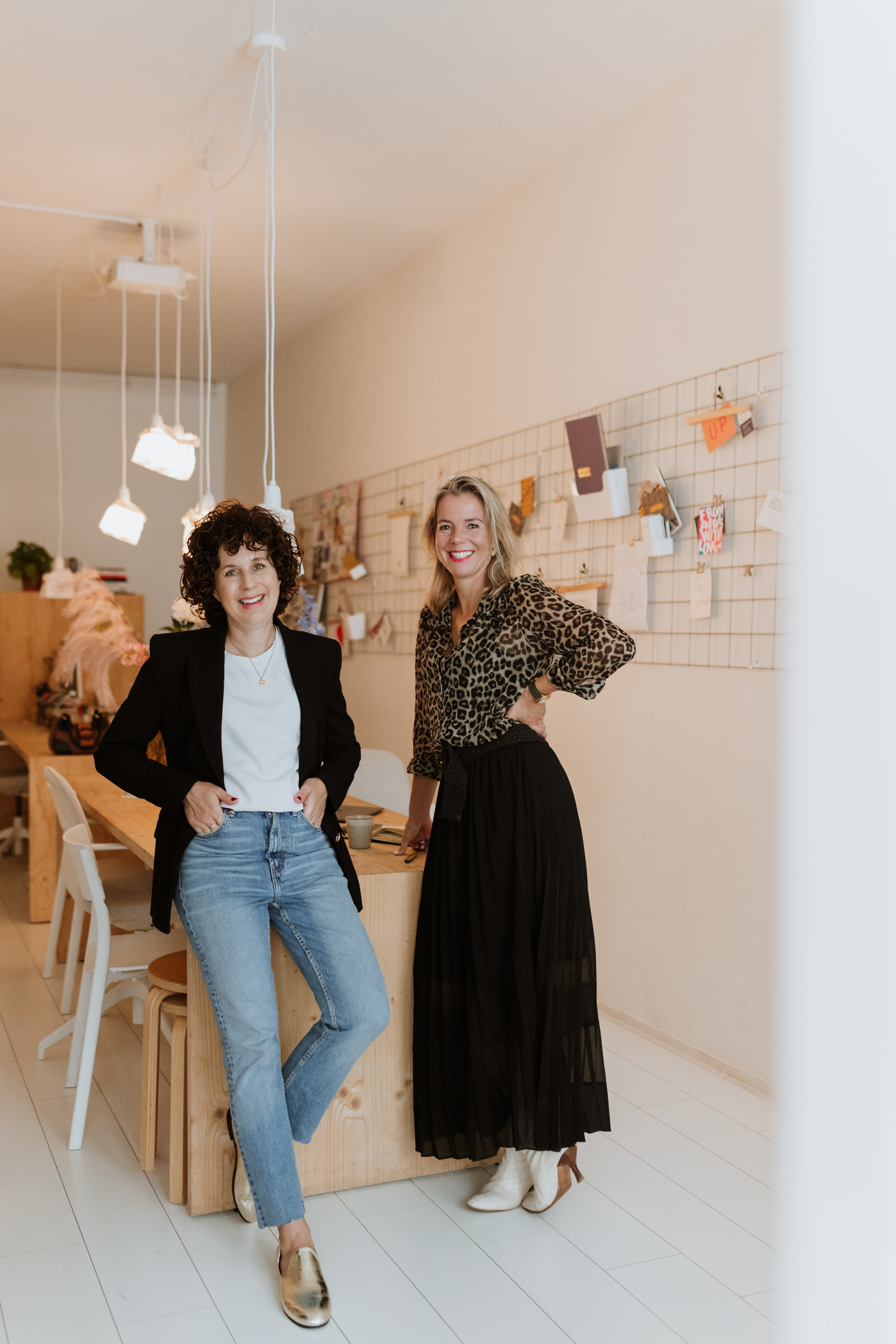 Sanne Tummers en Karlijn van der Graaf, oprichters van Spraakportret